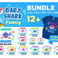 Baby Shark bundle  Svg, 2400+ file Baby Shark svg dxf eps png, for Cricut, Silhouette, digital, file cut