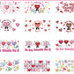 25+ Valentine Bad Bunny Glass Can Wrap SVG Bundle, Happy Valentine 16oz Libbey Glass Wrap SVG DXF EPS PNG , Valentine day SVG bundle ,Cricut , File cut, Silhouette, Digital download , Instant Download