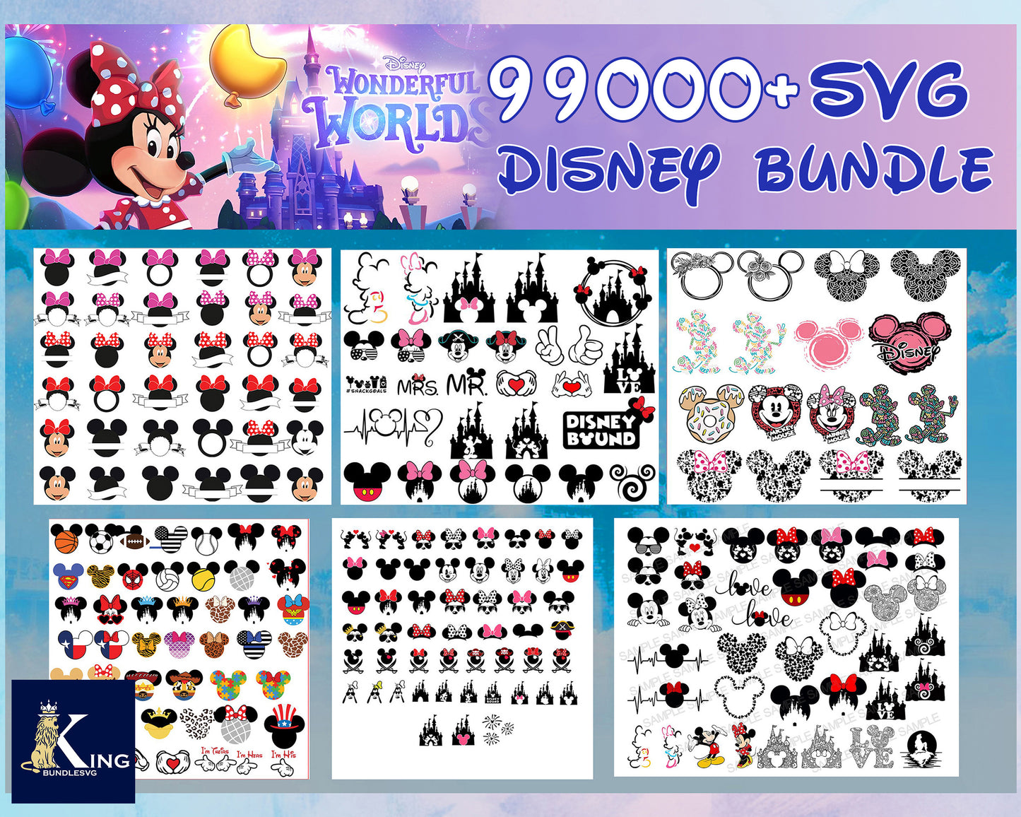 Disney Bundle svg, 99.000+ files Disney svg eps png, for Cricut, Silhouette, digital, file cut