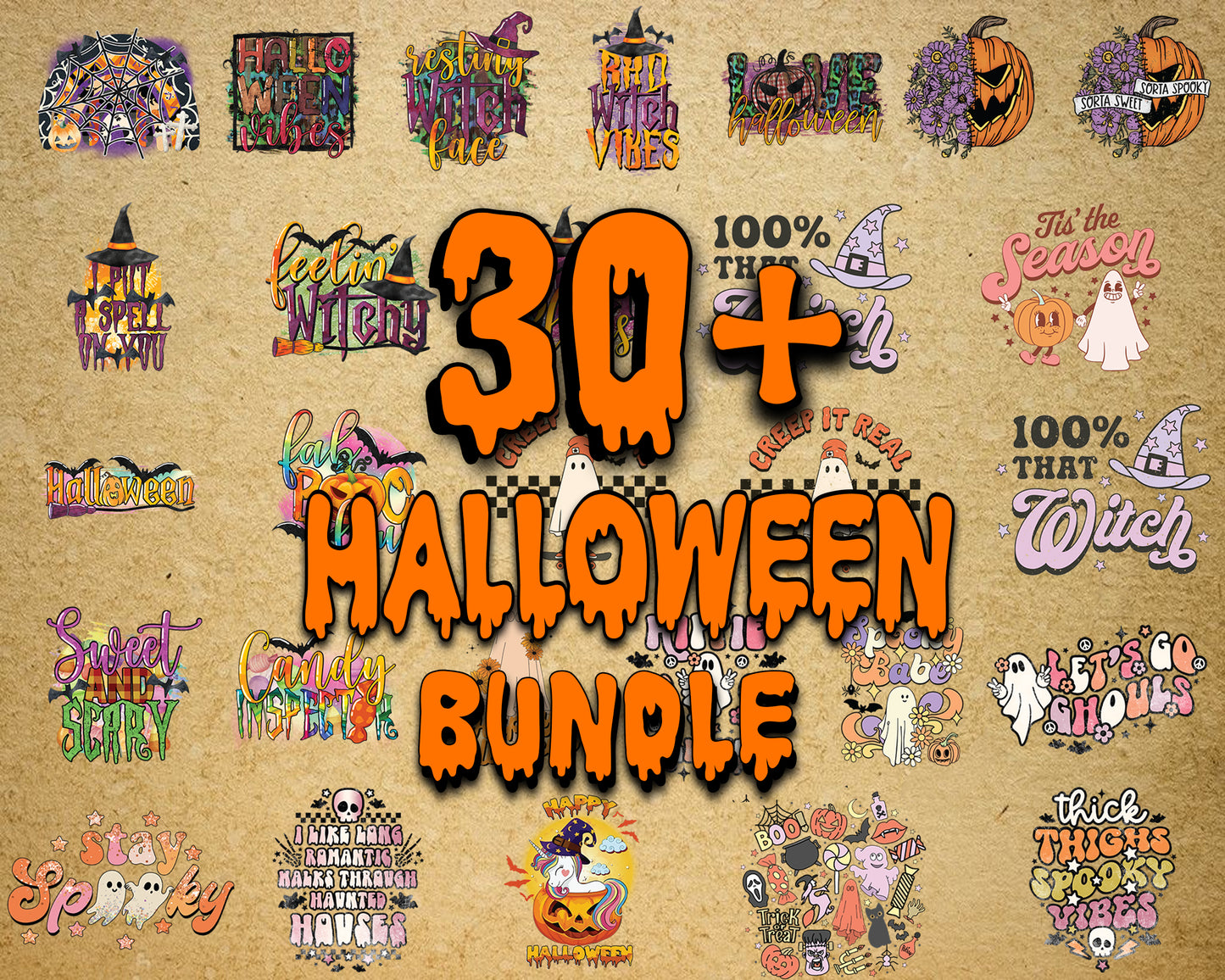 30+ file witch, stay spooky svg dxf eps png, bundle halloween cricut, for Cricut, Silhouette, digital, file cut