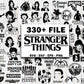 Stranger Things svg, 330+ file Mega Bundle Stranger Things svg eps png,bundle Hellfire Club for Cricut, Silhouette, digital, file cut