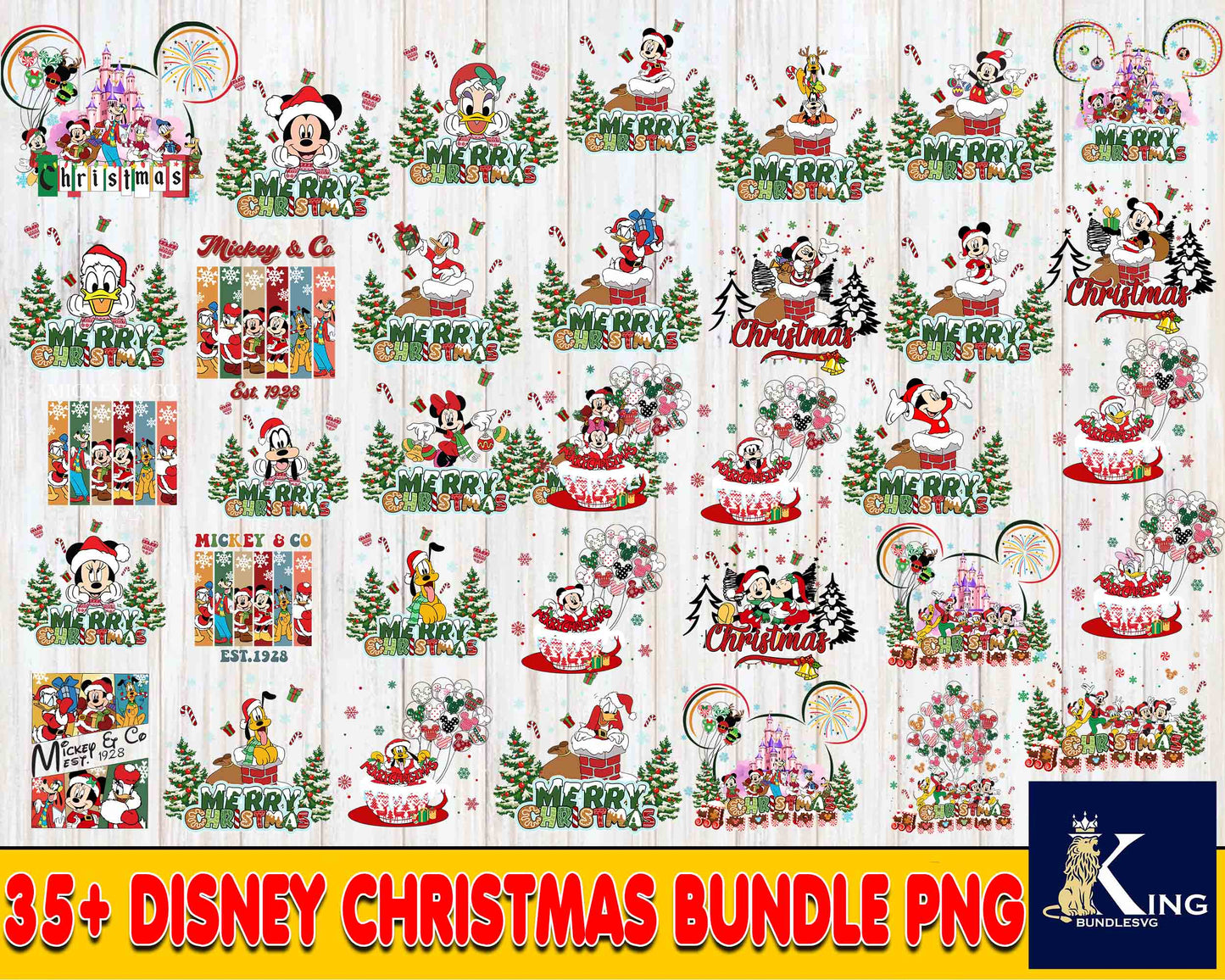 35+ file disney christmas bundle PNG , Mega disney christmas PNG , for Cricut, Silhouette, digital, file cut