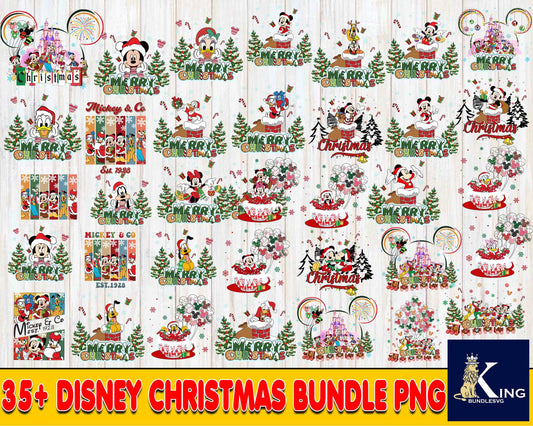 35+ file disney  christmas bundle PNG , Mega disney  christmas PNG , for Cricut, Silhouette, digital, file cut
