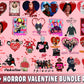 Horror Valentine PNG , 50+ Horror Valentine bundle PNG , Valentines Day Sublimation , Digital download , Instant Download