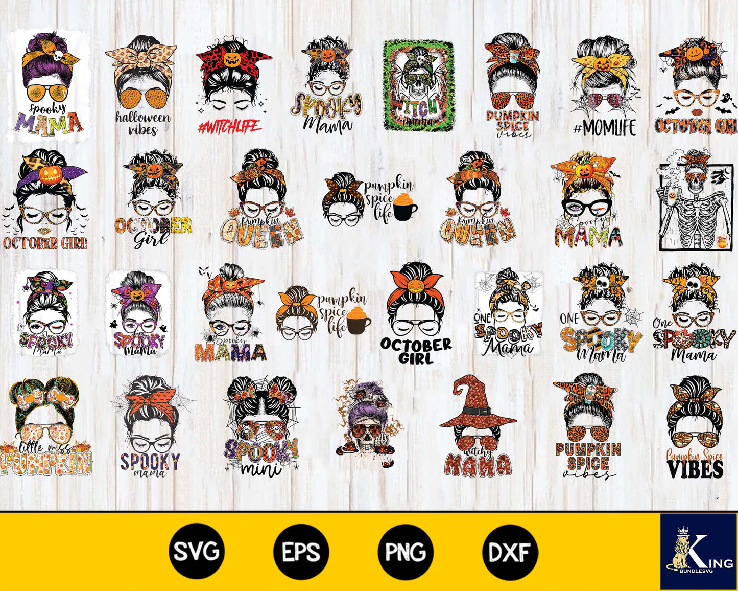 60+ file Spooky Mama bundle svg dxf eps png,bundle Spooky Mama cricut, for Cricut, Silhouette, digital, file cut