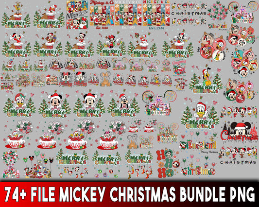 74+ file Mickey Christmas PNG , Mega bundle Mickey Christmas PNG , for Cricut, Silhouette, digital, file cut