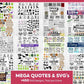 The Ultimate Giga Bundle svg, Mega bundle svg, 200.000 unique designs almost everything included, for Cricut, Silhouette, digital, file cut