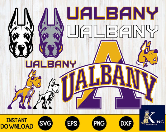 Albany Great Danes svg dxf eps png, bundle ncaa svg, for Cricut, Silhouette, digital, file cut