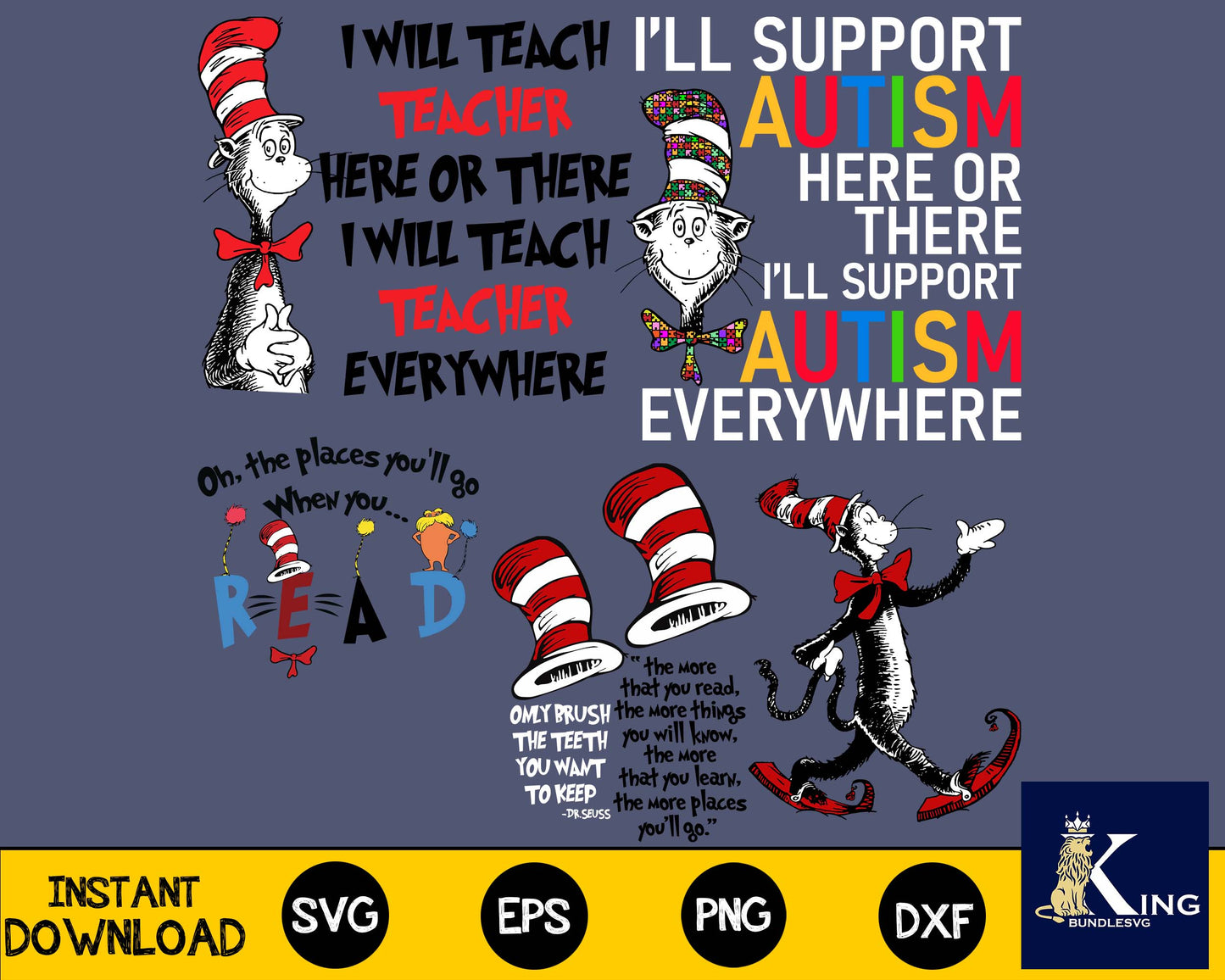 Bundle Dr Seuss svg bundle, dr Seuss svg, Dr Seuss gift, Dr Seuss birthday Svg ,mega Dr seuss Bundle svg , for Cricut, Silhouette, digital, file cut