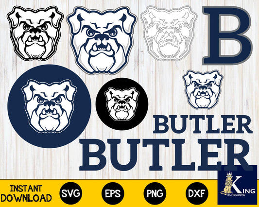 Butler Bulldogs svg dxf eps png, bundle ncaa svg, for Cricut, Silhouette, digital, file cut