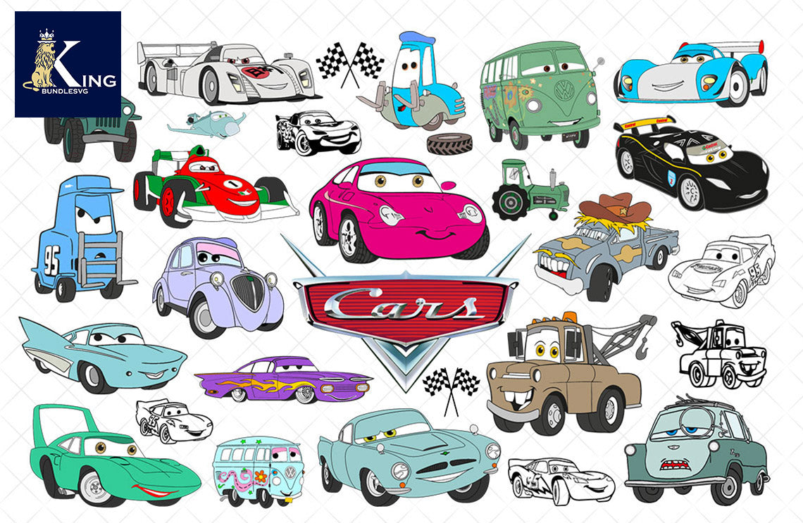 45+ file Cars Marvel SVG Mega Bundle svg eps png, for Cricut, Silhouette, digital, file cut