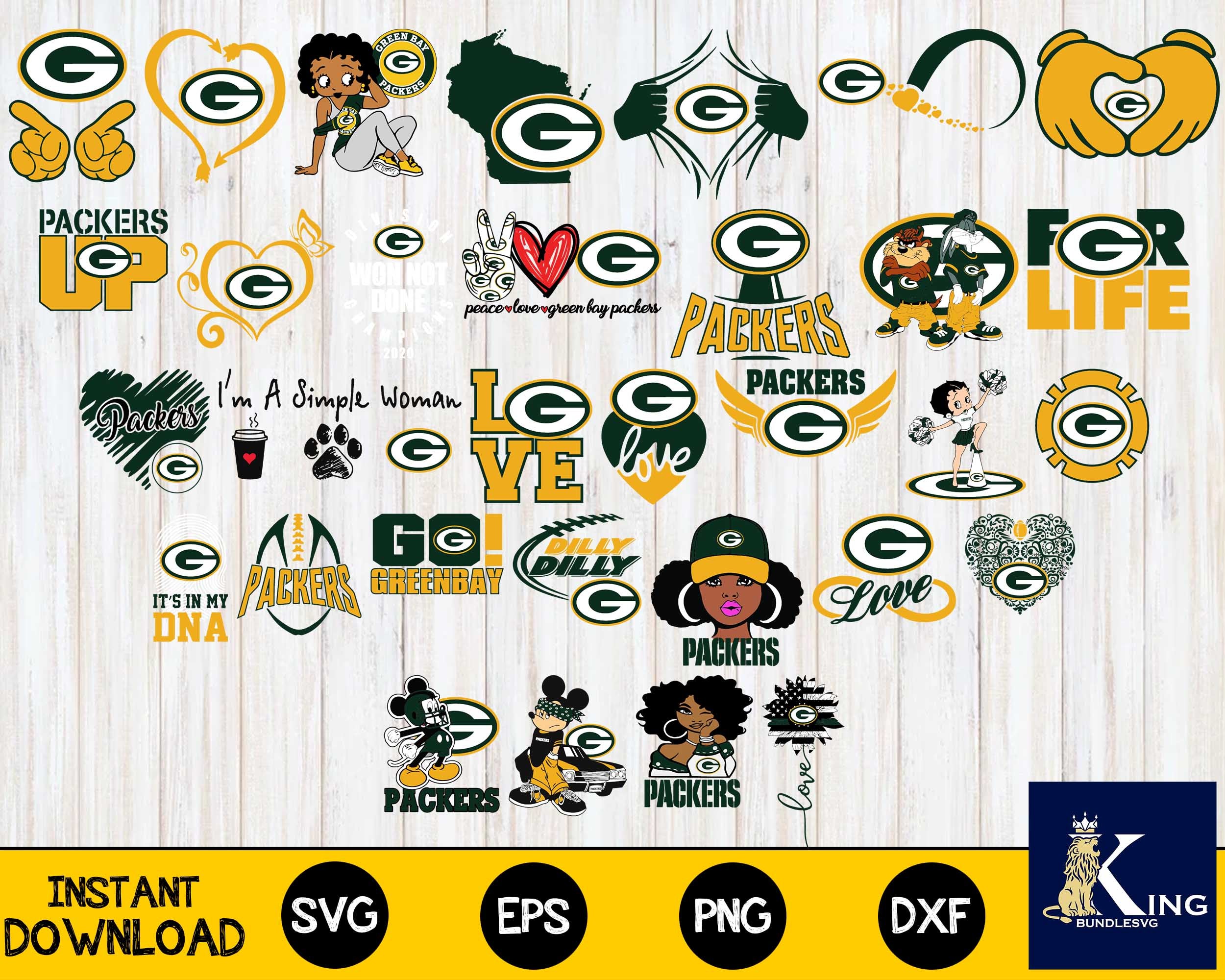 Green Bay Packers Football Team svg Digital File, Packers svg