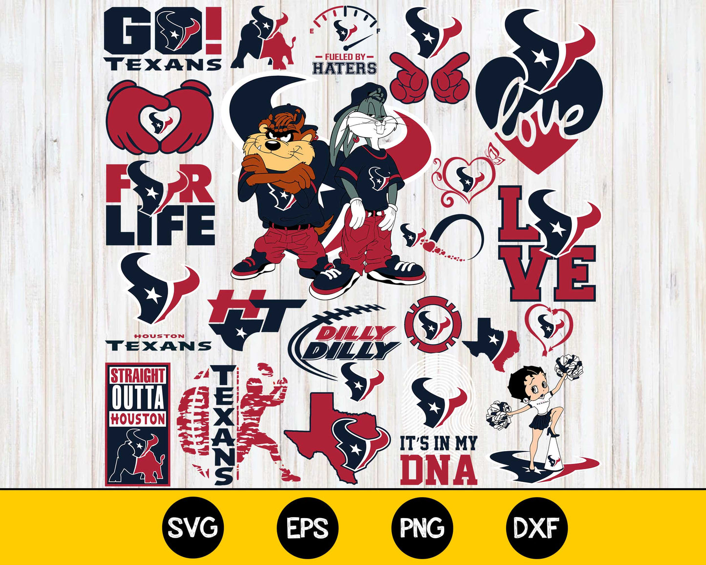 Houston Texans Bundle svg,Houston Texans Nfl svg, Bundle sport Digital Cut Files svg eps dxf png file, for Cricut, Silhouette, digital, file cut