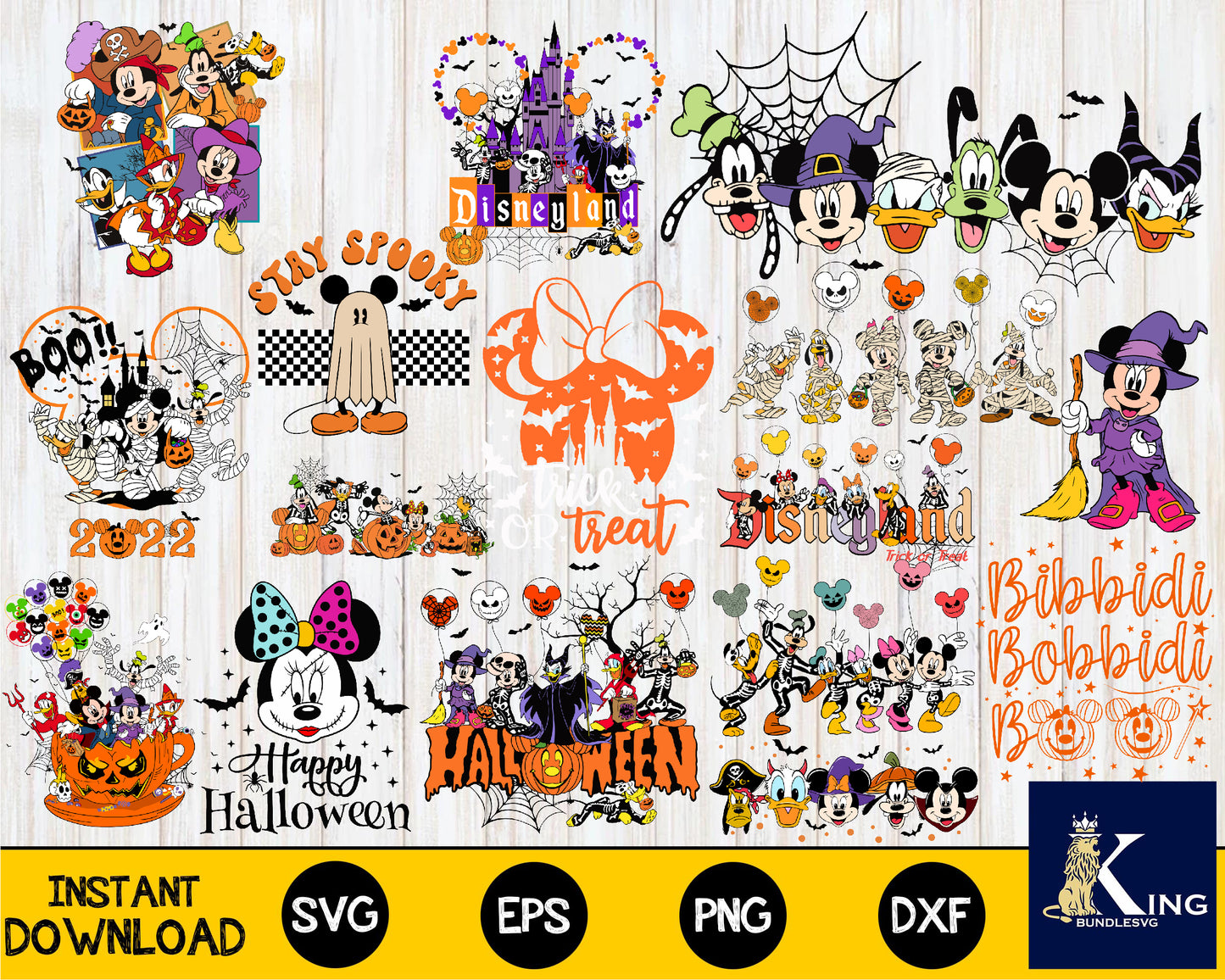 Mickey mummy and friends svg , disney halloween SVG DXF EPS PNG, bundle halloween svg, cricut, for Cricut, Silhouette, digital, file cut