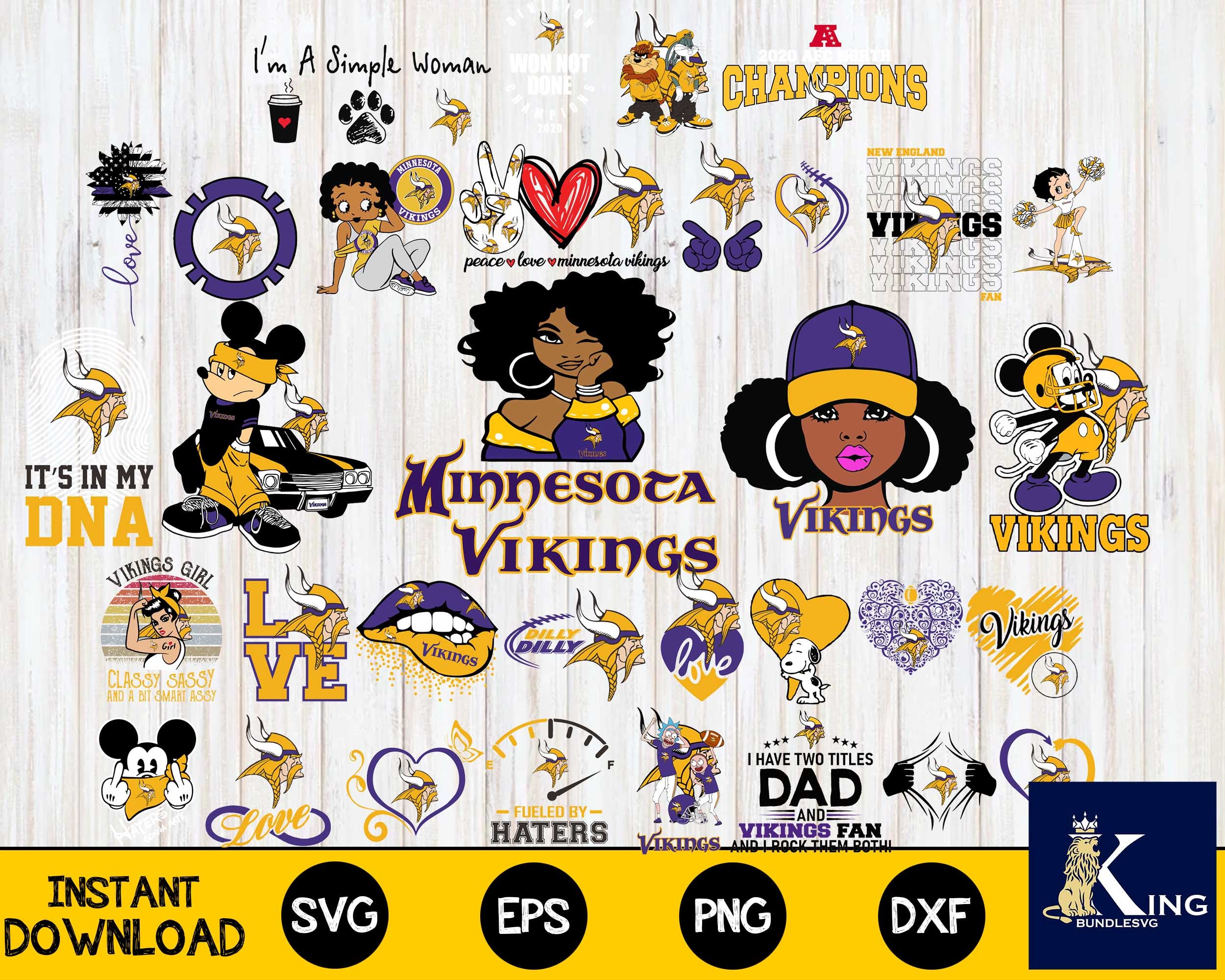 Minnesota Vikings No.1 svg, nfl svg, eps, dxf, png, digital file – SVG  Sporty