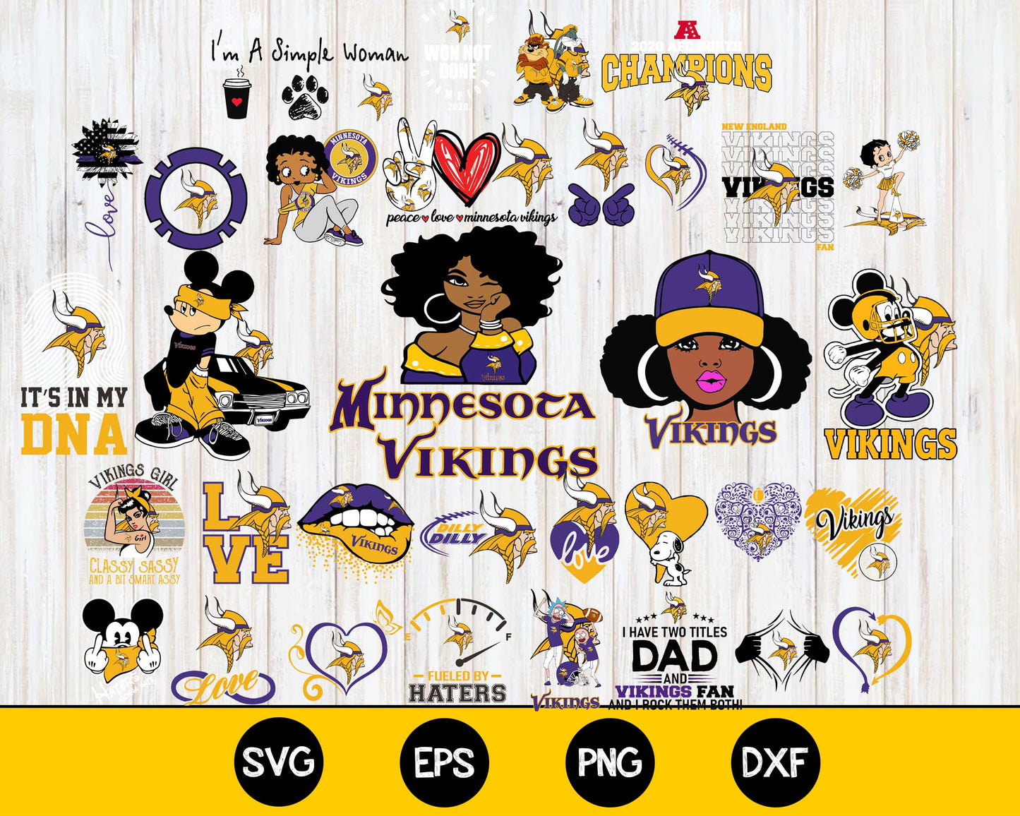 Minnesota Vikings 2 Bundle svg,Minnesota Vikings 2 Nfl svg, Bundle sport Digital Cut Files svg eps dxf png file, for Cricut, Silhouette, digital, file cut