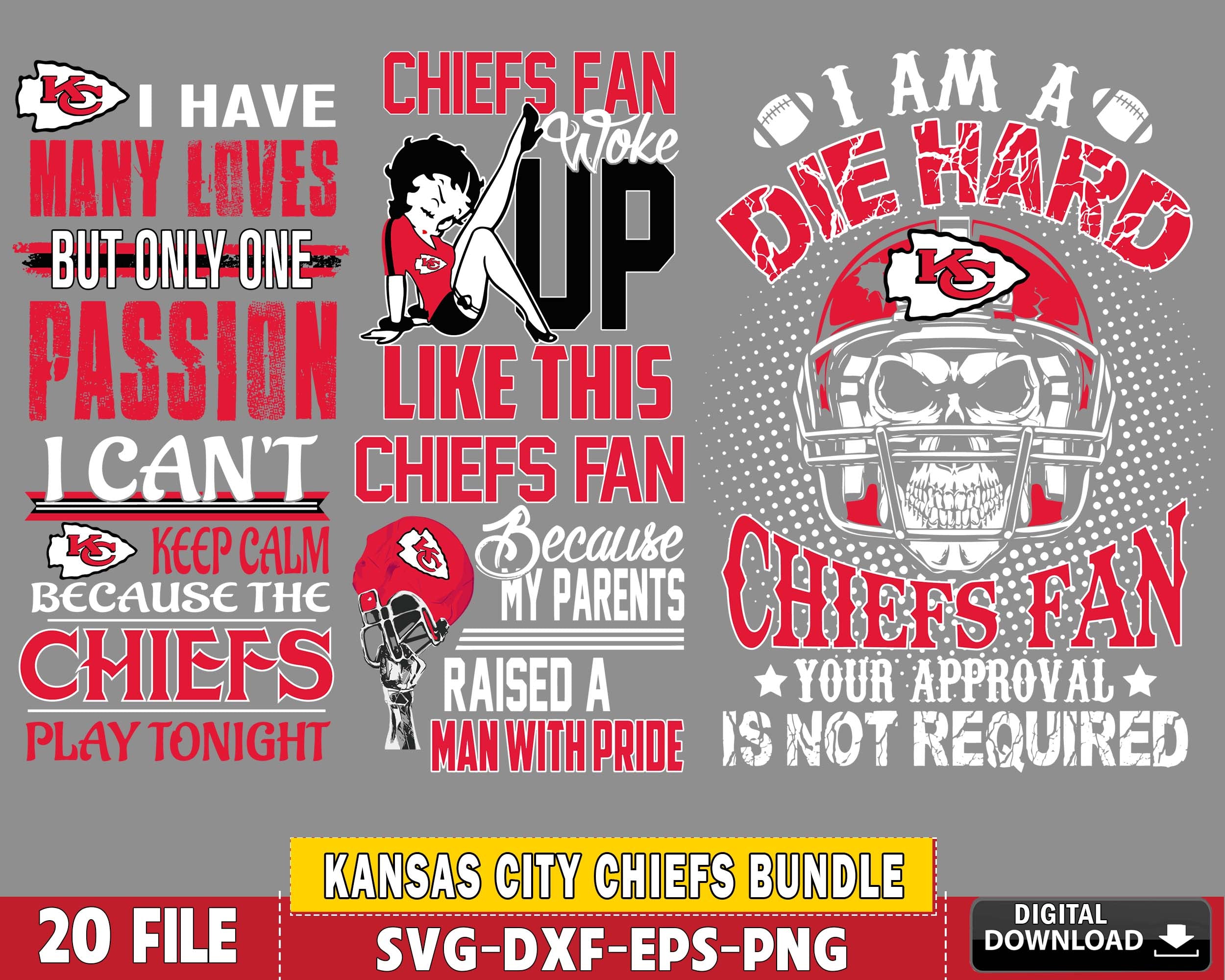 Kansas City Chiefs Logo Shirt Design SVG File for Cricut Maker and  Silhouette Cameo Digital Download