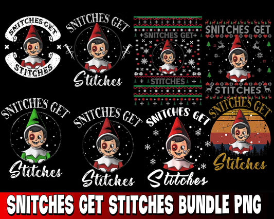 Snitches Get Stitches bundle PNG , Snitches Get Stitches PNG , for Cricut, Silhouette, digital download, file cut