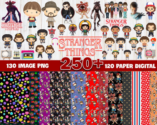 Stranger Things PNG ,250+ file Mega Bundle Stranger Things  png - digital download
