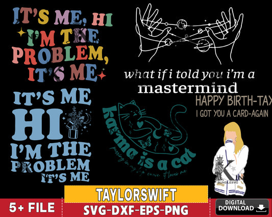 Taylorswift svg,Taylor Swift Album svg ,Taylor's Version svg,Midnights SVG DXF EPS PNG, Taylor Swift Inspired Svg, Swiftie Svg, Swift Midnight svg, cricut, for Cricut, Silhouette, digital, file cut