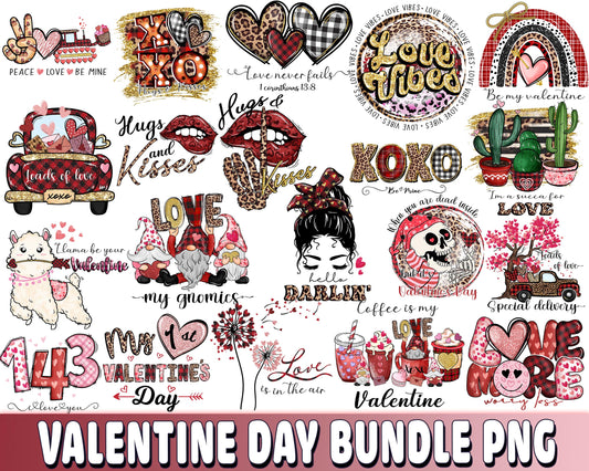 Valentine's day Sublimation, Valentines Day Sublimation bundle, Valentine Day love sublimation ,Valentine day PNG bundle , Silhouette, Digital download , Instant Download
