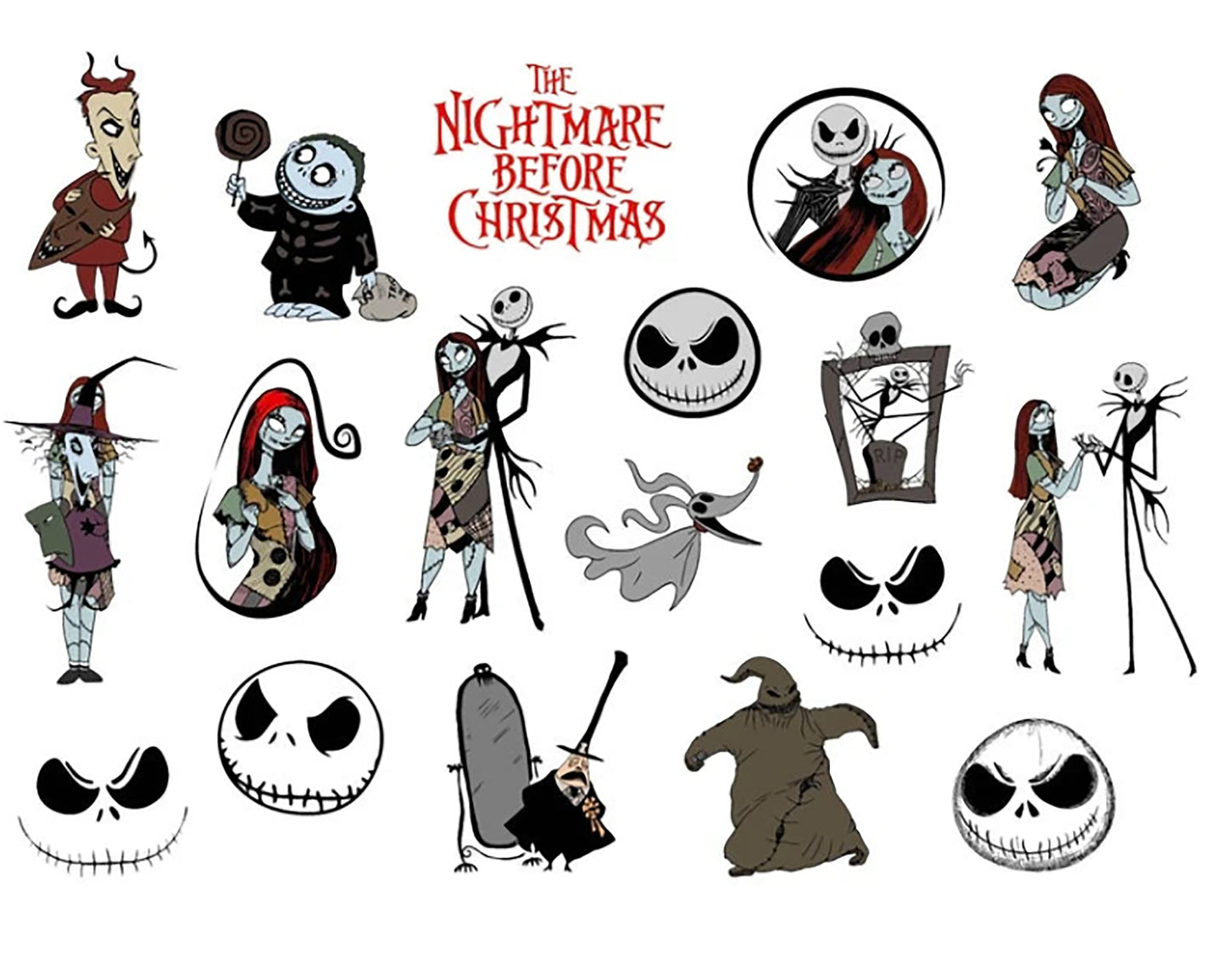 1700+ Nightmare Before Christmas SVG Mega Bundle  svg eps png, for Cricut, Silhouette, digital, file cut