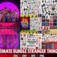 ultimate stranger things bundle svg,bundle Hellfire Club svg ,,Mega Bundle Stranger Things svg dxf eps png, for Cricut, Silhouette, digital, file cut