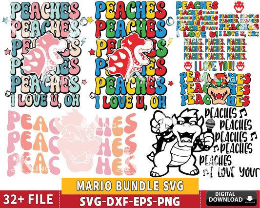 Super Mario Bundle svg,30+file mario bundle svg eps png dxf , for Cricut, Silhouette, digital, file cut