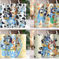 40+ Bluey Dog Tumbler Wrap Bundle, 20oz Skinny Tumbler Wrap, Silhouette, Digital Download , Instant Download