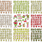 7 Set Christmas Alpha Doodle Png Bundle, Christmas Character Alphabet Bundle PNG, for Cricut, Silhouette, digital, file cut