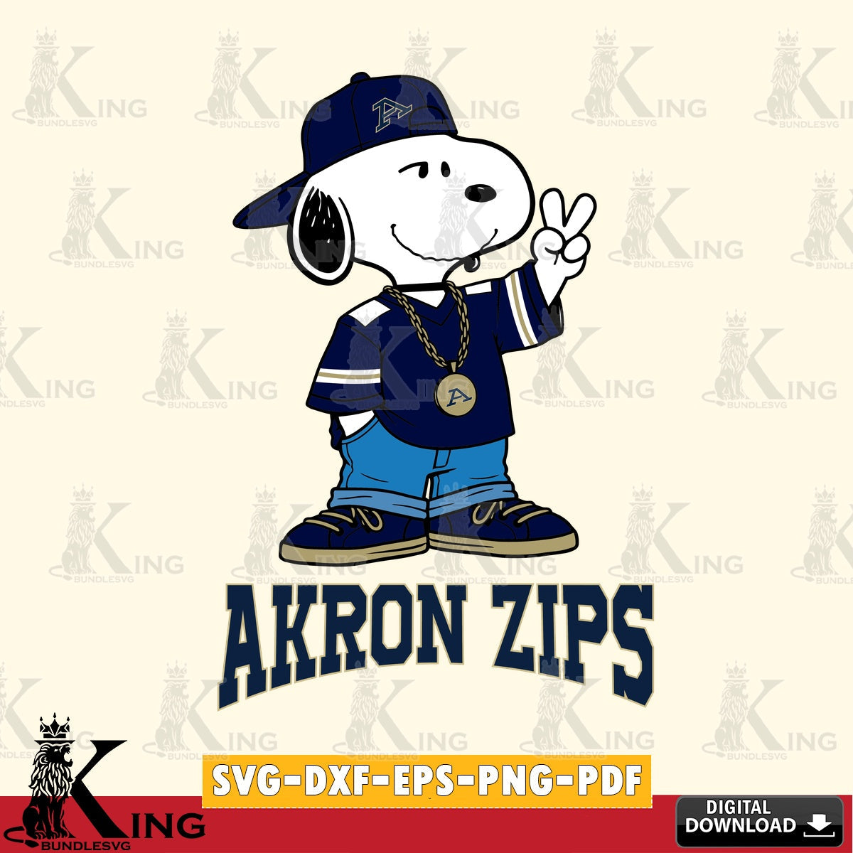 Akron Zips Snoopy Say hi SVG, Cricut, Cut file  , Digital Download , Instant Download, Peanuts svg, NCAA svg, Football svg, Sport svg