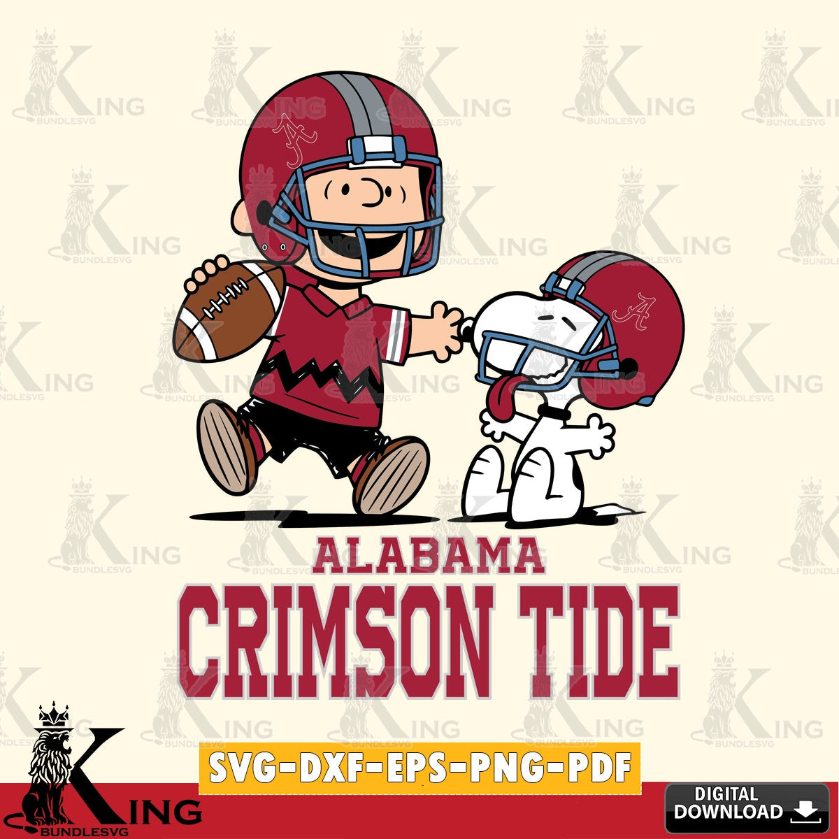 Alabama Crimson Tide Snoopy and Peanut Fun SVG, Cricut, Cut file  , Digital Download , Instant Download, Peanuts svg, NCAA svg, Football svg, Sport svg