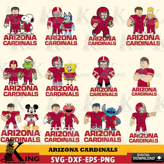Arizona Cardinals Roblox With Friends football NFL Bundle SVG file , Cricut, NFL  File cut , Digital Download , PDF File