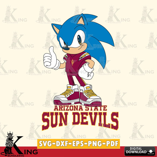 Artistic drawing of Arizona State Sun Devils Sonic Like Football vector art for engraving, cutting, and printing