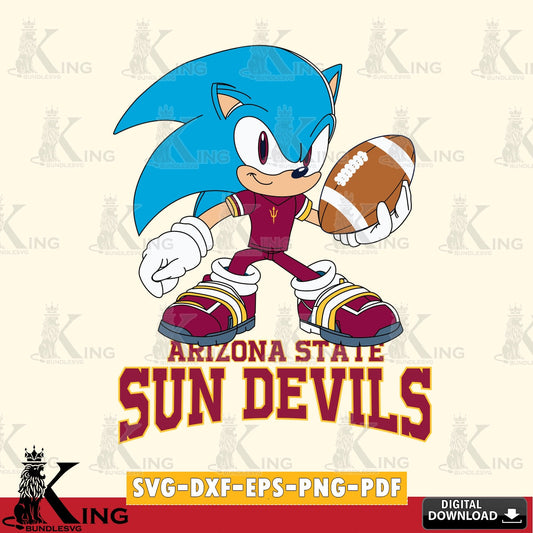 Arizona State Sun Devils Sonic Rugby SVG file, Vector , Digital Download , PDF File , Instant Download