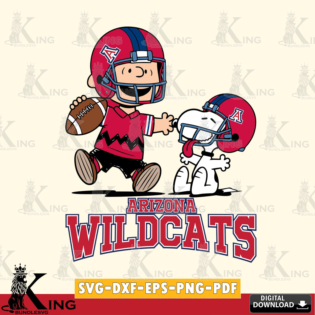 Arizona Wildcats Snoopy and Peanut Fun SVG, Cricut, Cut file  , Digital Download , Instant Download, Peanuts svg, NCAA svg, Football svg, Sport svg