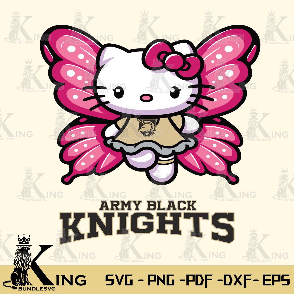 Army Black Knights Hello Kitty Dreamscape Svg Eps Dxf Png File, Digital Download