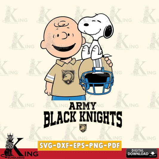 Army Black Knights Snoopy On Helmet SVG, Cricut, Cut file  , Digital Download , Instant Download, Peanuts svg, NCAA svg, Football svg, Sport svg