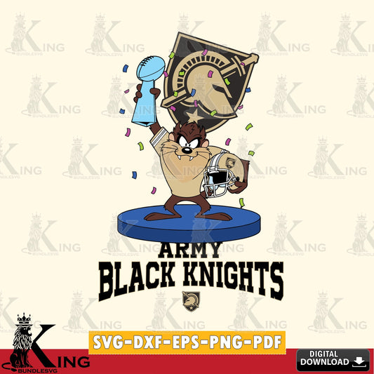 Army Black Knights Taz Trophy Podium SVG file, Cut file  , Digital Download , Instant Download, Taz svg, NCAA svg