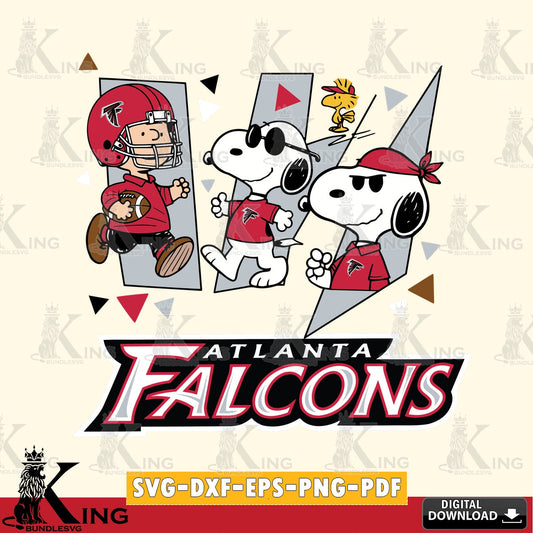Atlanta Falcons Peanuts Joe Cool Cricut file , Cut file  , Digital Download , PDF File , Instant Download