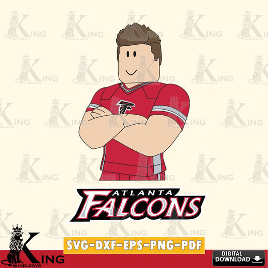 Atlanta Falcons Roblox Football SVG file , Cricut, NFL  File cut , Digital Download , PDF File