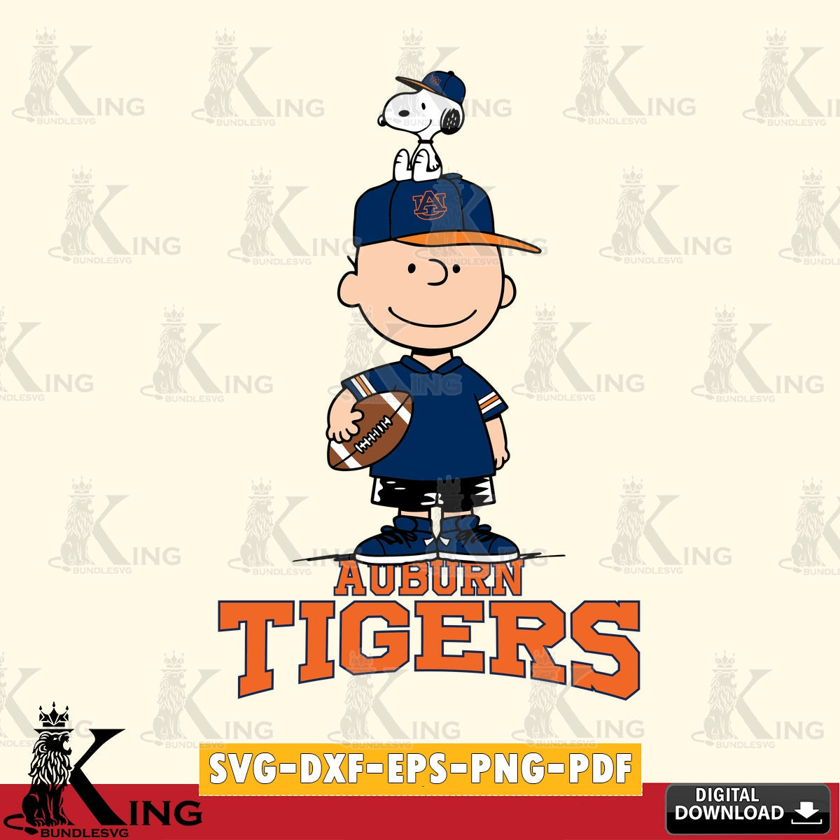 Auburn Tigers Peanuts Football Rugby SVG, Cricut, Cut file  , Digital Download , Instant Download, Peanuts svg, NCAA svg, Football svg, Sport svg
