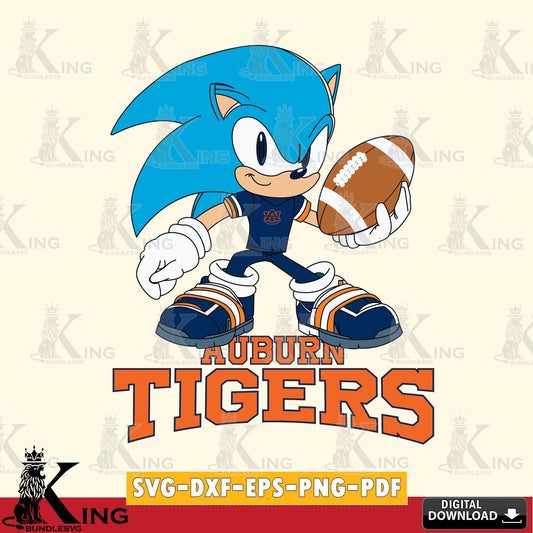 Auburn Tigers Sonic Rugby SVG file, Vector , Digital Download , PDF File , Instant Download