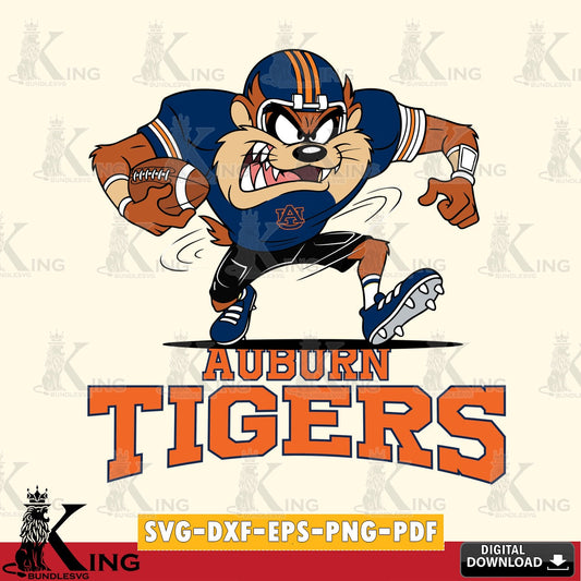 Auburn Tigers Taz Football Helmet SVG file, Cut file  , Digital Download , Instant Download, Taz svg, NCAA svg