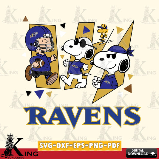Baltimore Ravens Peanuts Joe Cool Cricut file , Cut file  , Digital Download , PDF File , Instant Download