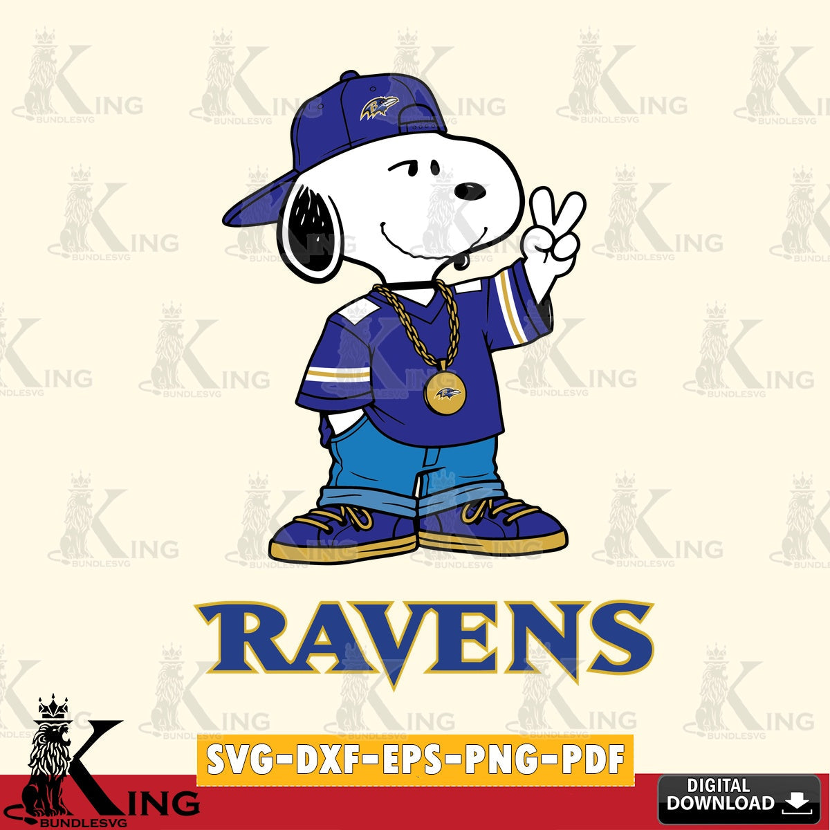Baltimore Ravens Snoopy Say hi Cricut file , Cut file  , Digital Download , PDF File , Instant Download