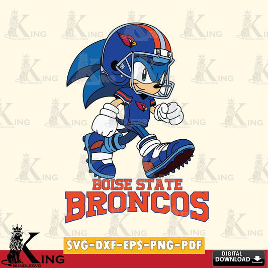Boise State Broncos Sonic Ready Football SVG file, Vector , Digital Download , PDF File , Instant Download