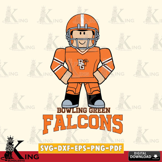 Bowling Green Falcons Roblox Cool Football SVG file , NCAA Cricut,  File cut , Digital Download , PDF File