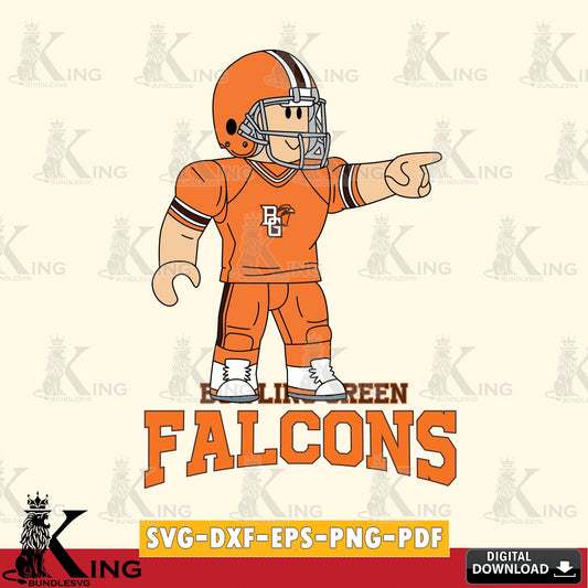 Bowling Green Falcons Roblox Player Football SVG file , NCAA Cricut,  File cut , Digital Download , PDF File