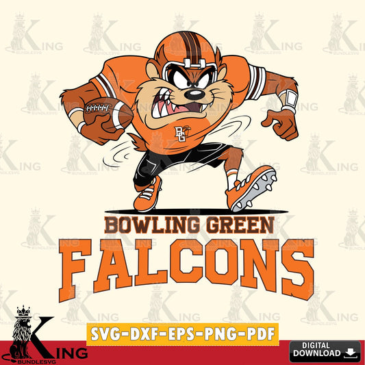 Bowling Green Falcons Taz Football Helmet SVG file, Cut file  , Digital Download , Instant Download, Taz svg, NCAA svg